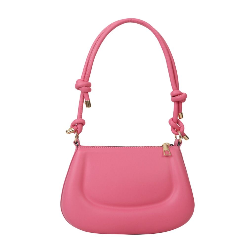 Women Simple Solid Color Crossbody Bags Underarm Bag Shoulder Bag Messenger Bag