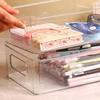 1Pc Transparent Storage Box Storage Table Plastic Container Drawer Storage Stationery And Makeup Storage Box