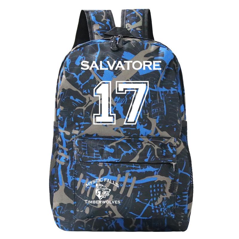 Vampire Diaries School Bag Casual Versatile Backpack