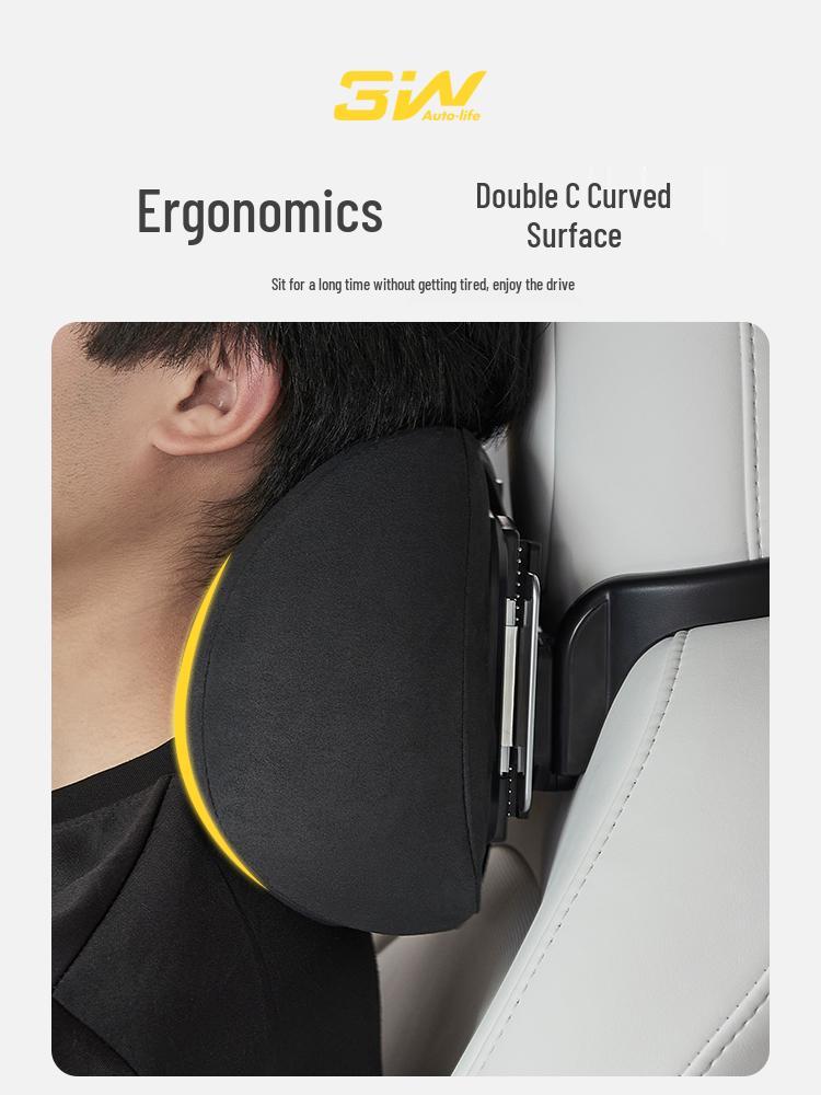 3W Adjustable Memory Foam Neck Pillow for Tesla Model Y & 3 Refreshed Version