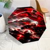 Man United Soccer Action Automatic Folding Umbrella - 8-Rib Travel Umbrella with Auto Open/Close & Portable, Gift for Christmas, Birthdays