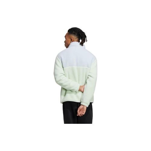 adidas Retro Colorblock Zip-Up Sports Jacket with Stand Collar, Unisex, Green