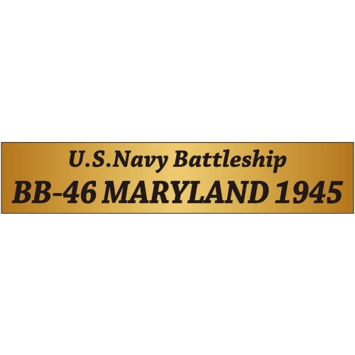 PIT-ROAD 1/700 Skywave Series US Navy Battleship BB-46 Maryland 1945 (with Flag and Ship Name Plate Etching Parts) Plastic Model Kit W199NH (Ship)