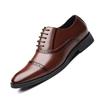 New British Gentleman Fashion Black Brown Lace Up Brogues Oxford Shoes Designer Formal Wedding Prom Dress Homecoming Footwear