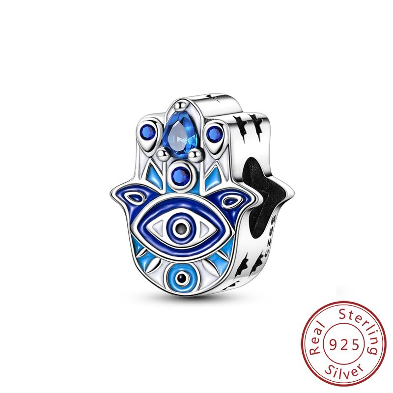 New Copper Dream Charms Baeds Angel Devil'S Eye Fatima'S Hand Cross Charms Pendant Fit Original Bracelet Women Jewelry Gift