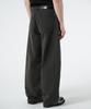 Beulaendideu Wide Curved Cotton Pants [Charcoal]