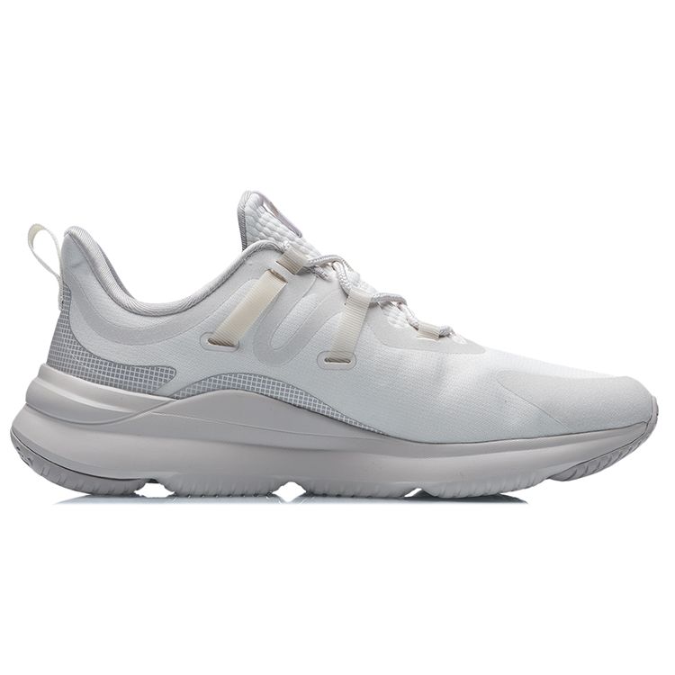 Li-Ning Soft Plus Cushioning Non-Slip Durable Low-Top Sports Casual Shoes Unisex Sneakers Gray ARHR011-1