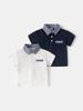2026 Summer Color Block Patchwork POLO Shirt for Baby Boys - Short Sleeve Lapel T-shirt In Children's Clothing.