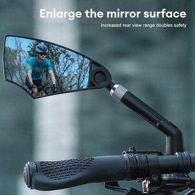 Rétroviseur de vélo, rétroviseur antireflet pour cyclisme en extérieur, guidon réglable à 360 degrés, rétroviseur universel pour vélo