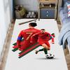 Cristianos dynamischer Zug Teppich Geeignet für alle Jahreszeiten Heimdekoration Schlafsaaldekor Kunst Mode