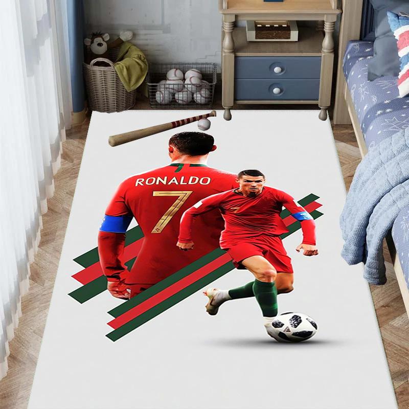 Cristianos dynamischer Zug Teppich Geeignet für alle Jahreszeiten Heimdekoration Schlafsaaldekor Kunst Mode