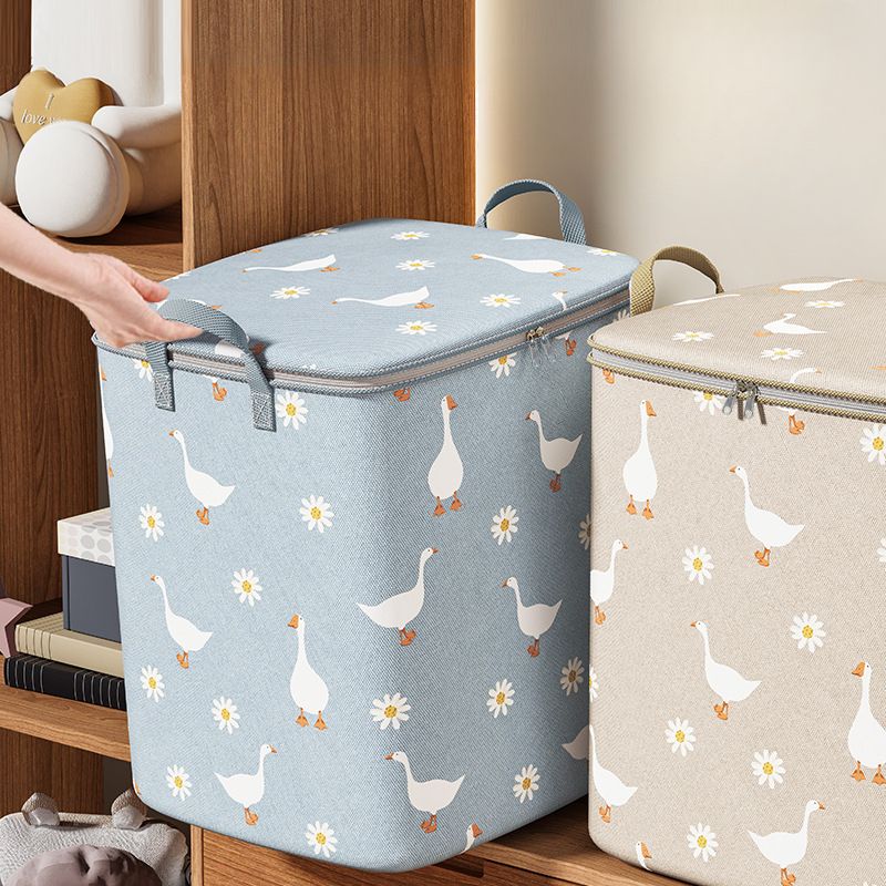 Quilt Storage Bag Home Wardrobe Large Capacity Clothes Cotton Quilt Sorting Bag Clothes Moving Waterproof and Moisture-proof
