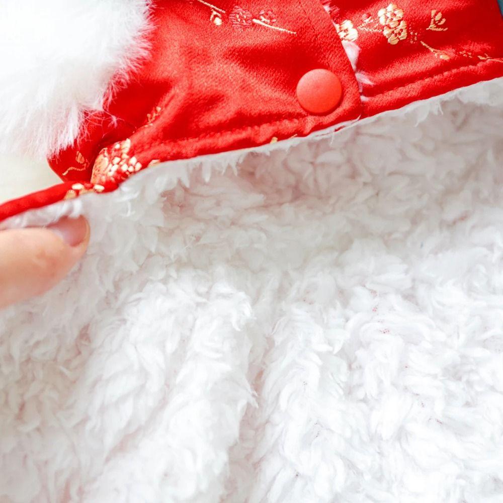 Creative New Year Pet Dress Chinese Style Pet Tang Clothes Pet Princess Skirt  Dress Up Accessories