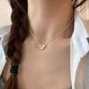 Light Luxury and Niche Love Necklace, New Minimalist and High-end Collarbone Chain