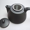 Nambu Tekki Iwachu Kaffeekannen-Set (Schwarz) mit Tropfer und Teesieb