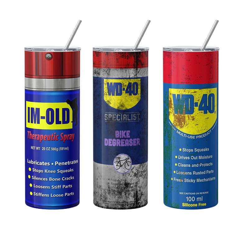 Dirty Pattern Thermos Cup 20Oz Insulated Stainless Steel Tumbler With Lid Engine Oil Filter Thermos Cup,Vintage Water Bottle