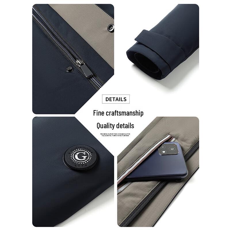 Romon Men's Hooded Winter Jacket