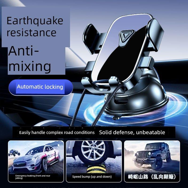 New Model Mobile Phone Car Mount, Suction Cup Type Dashboard Car Navigation Holder with Strong Suction and Printed Logo