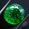 Natural Green Emerald Loose Gemstone Colombian Round Cut 9 Ct for Jewelry Making and Gem Collections