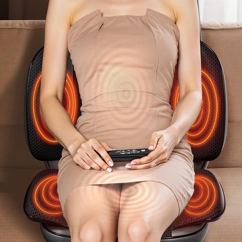 FAERCON F Heated Back & Waist Massage Cushion CN Plug (adapter Included)