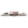 Maisto Design Team Hauler Series 1/64 Scale Diecast Model Cars (1979 Chevrolet K5 Blazer / 1968 Chevrolet Camaro Z/28 Comp White)