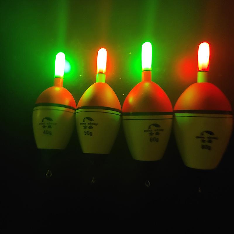 High-Sensitivity Olive Oval Steel Wire Electronic Night Fishing Float