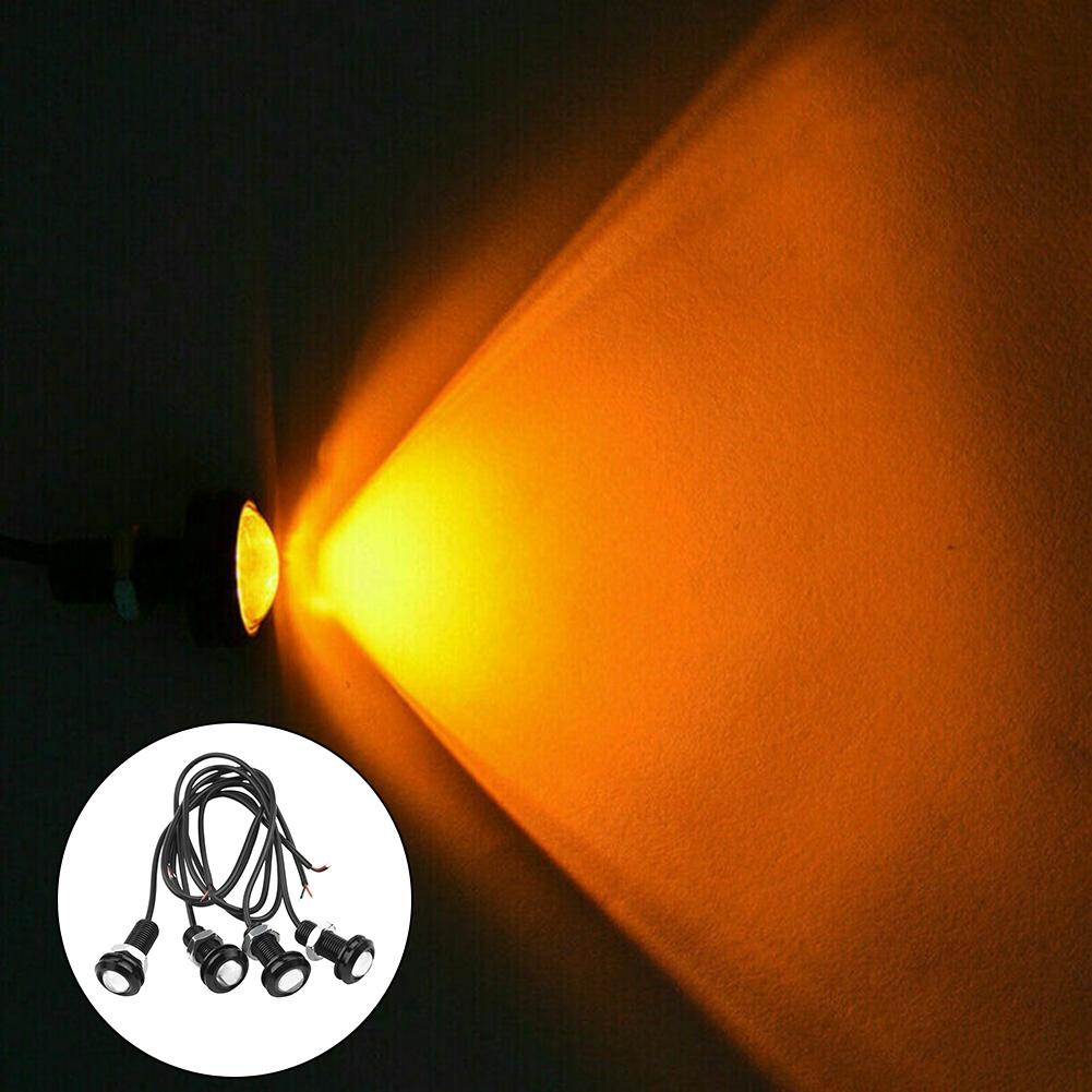 4X LED-Amber Flashing-Light Bar Car Truck Hazard Recovery Strobe Lamp Parts Set