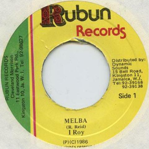 

7inch Record I ROY - Melba Rubun 1986 Jamaica Reggae, Ska & Dub