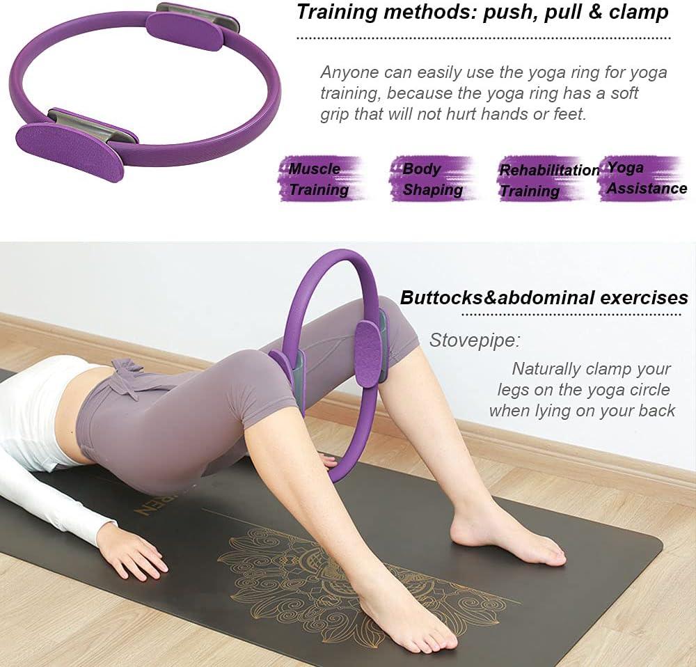Yoga Pilates Circle Yoga Resistance Ring Sports Fitness Shaping Circle Pelvic Floor Muscle Exercise Home Exercise Accessories