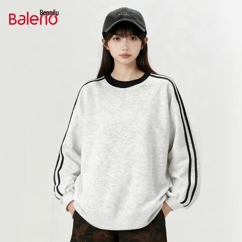 

Baleno Women s Heavyweight Round Neck Loose-Fit Sweatshirt 2XL
