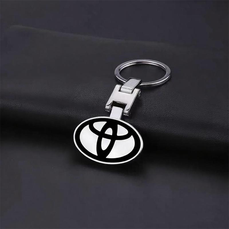 Toyota 2026 New Hub Caps Toyota Car Badge Keychain Zinc Alloy Keyring Pendant Accessories Toyota Corolla Ya Car Sticker
