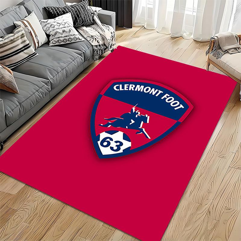 Clermont Foot Logo Carpet Design suitable as a non-slip mat for the living room or bedroom sofa