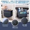 DURASIKO Car Storage Pocket Leather Small Item Organizer Car Trash Easy Holds PU Universal Car 2 Pieces Bag, Foldable, Multifunctional, Can, Compact,
