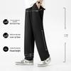 Men's Ice Silk Cool-Touch Quick-Dry Straight-Leg Cropped Pants