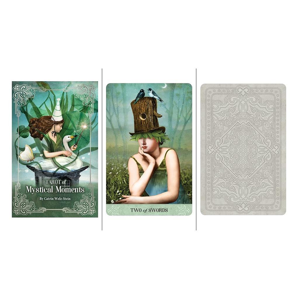 Kancharo 83-Card Tarot Card Set [Tarot of Mystical Moments] Includes Japanese Tarot Card Instructions & Pouch (Authentic)