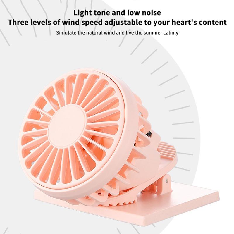 Portable Mini Hand Clip Fan Usb Rechargeable Solar Powered Fan For Travel Outdoor Hiking Camping Clip On Air Cooling Small Fan