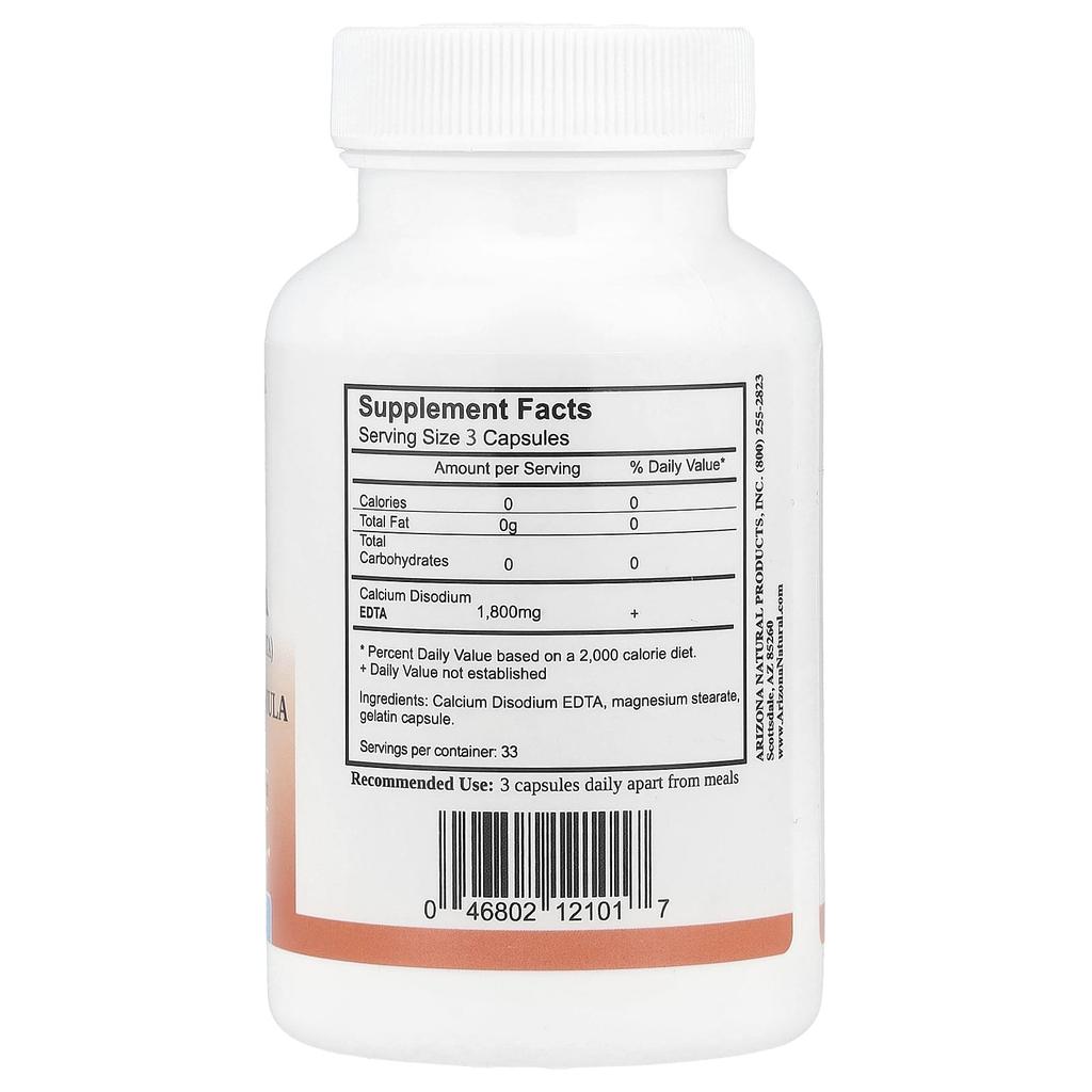 Edta, 600Mg, 100 Capsules