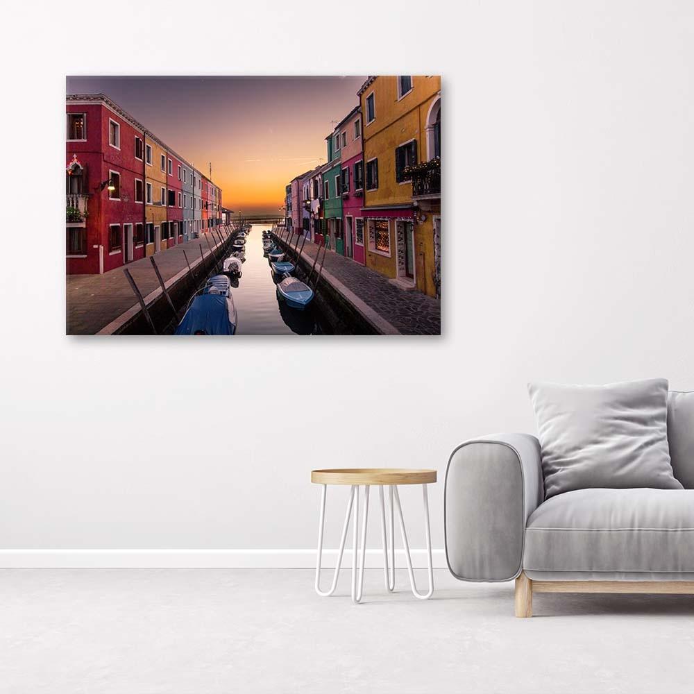 Lerret Venezia Canal City Italia