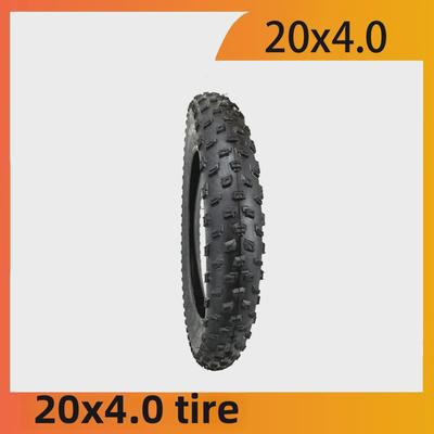 20x4.0 Black Off-Road Fat Tire with 20-Inch Inner Tube for Bicycles
