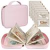 Oxford Fabric Jewelry Storage Case Zipper Closure Portable Jewelry Bag  Home Storage