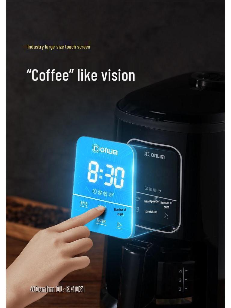 Grind & Brew American Drip Coffee Maker for Home & Office DL-KF1061