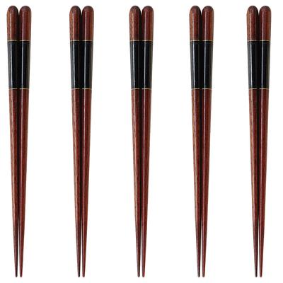 Happy Set of Made In PID4623 J-kitchens Chopsticks, 5, Material Wood, Chopsticks, Japan,