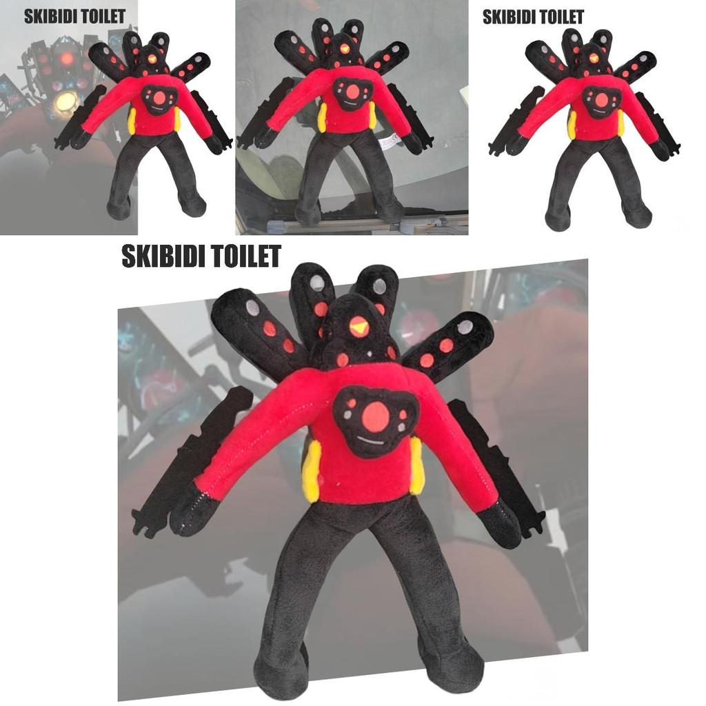 Skibidi Toilet Plüschtier Lustig Und Weich Stofftier Figur 30cm Höhe