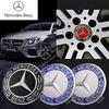 2026 New 4PCS 75mm Metal Emblem Car Wheel Center Hub Cap Cover Badge For Mercedes Benz AMG GLK GLE GLC W203 W206 W220 W205 W211 W212 W201