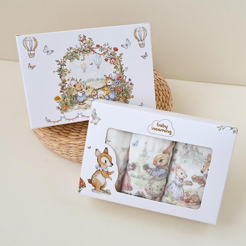 3pc/5pcs Cotton Baby Towel Guaze Burp Cloths for Newborn Babies Accessories Face Towel Muslin Squares Baby Shower Gift