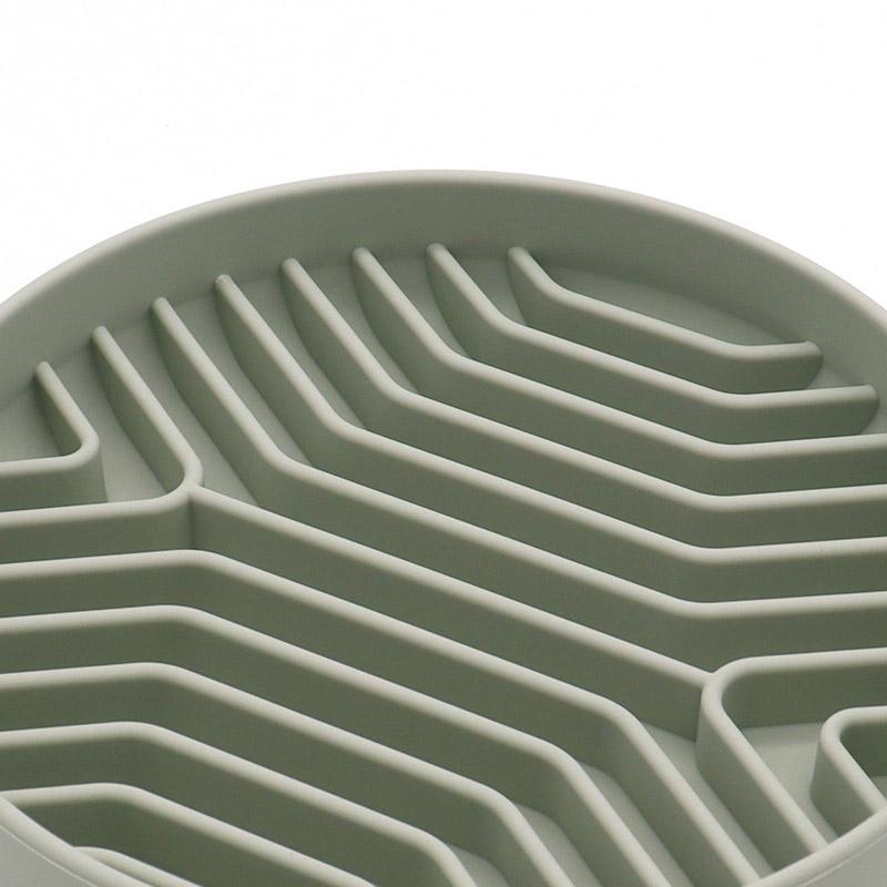Ciotola per cibo per cani anti-soffocamento per animali domestici Forniture per animali Ciotole per l'alimentazione in silicone Tappetino antiscivolo Piatto per leccare distratto Posate