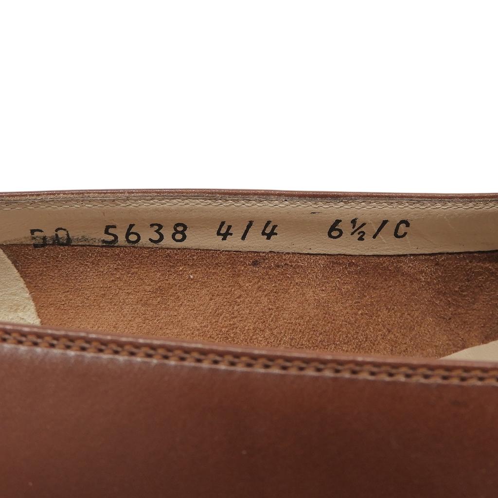 Makellose Salvatore Ferragamo Pumps Vara-Schleife Braunes Leder Damen Gebraucht