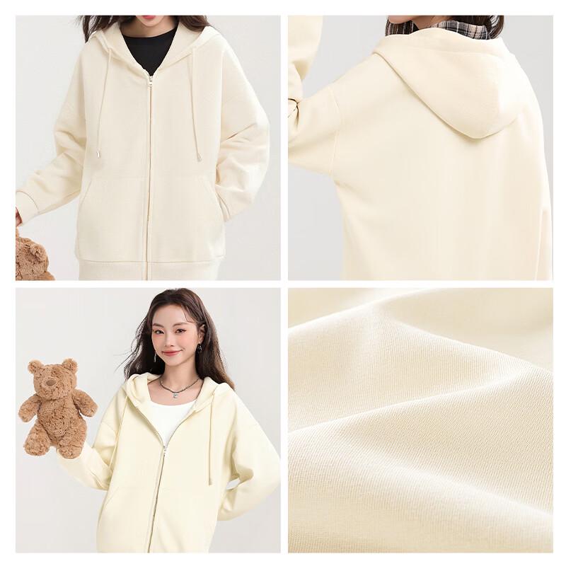 MJ STYLE Women's Hooded Cardigan Sweatshirt