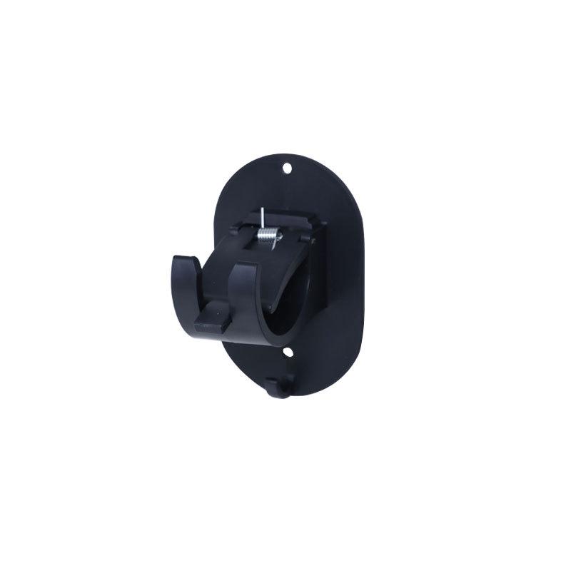 Telescopic No-Drill Curtain Rod Bracket with Adhesive Clips