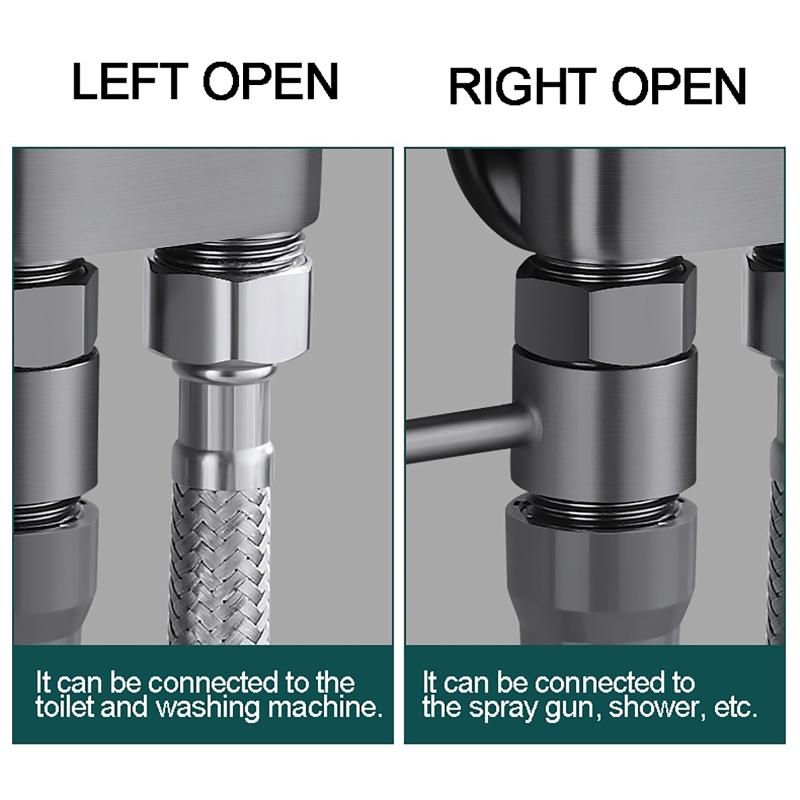 Toilet Bidet Shower Head Hygienic Shower for Bathroom Double Outlet Angle Valve Sets of Bathroom Accessories Bidet Toilet Seat